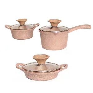 سرویس قابلمه چدن 5 پارچه نوزاد پیلو Pilau