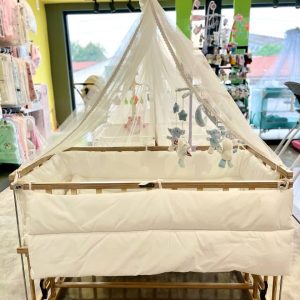 تخت و گهواره چوبی طرح کلاسیک